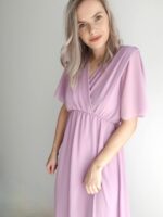 Fialové šaty Elle – Obrázok 2