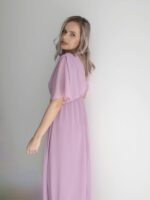 Fialové šaty Elle – Obrázok 3