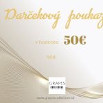 darčekový poukaz 50€ grapescollection