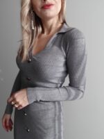 Rebrované šaty Chloe – Obrázok 2