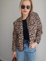 Bunda s leopardím vzorom Leona – Obrázok 3