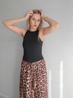 Nohavice s leopardím vzorom Theex – Obrázok 5