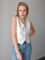 Biela vesta Capsule – Obrázok 9