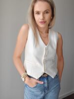 Biela vesta Capsule – Obrázok 4