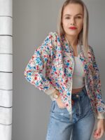 Ľahká kvetinová bunda Mom – Obrázok 4