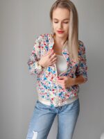 Ľahká kvetinová bunda Mom – Obrázok 5