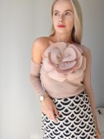 Top Flower s trojštvrťovým rukávom – Obrázok 6
