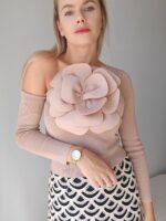 Top Flower s trojštvrťovým rukávom – Obrázok 9