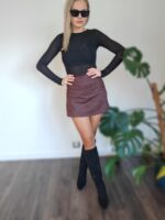 Semišový skort – Obrázok 2