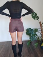 Semišový skort – Obrázok 3