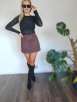 Semišový skort – Obrázok 5