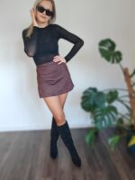 Semišový skort – Obrázok 6