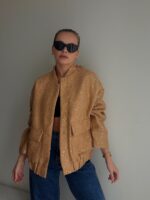 Bomber bunda Gold – Obrázok 8