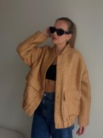 Bomber bunda Gold – Obrázok 10