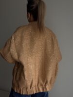 Bomber bunda Gold – Obrázok 11