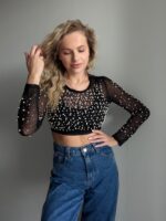 Perličkový top Angelika – Obrázok 2