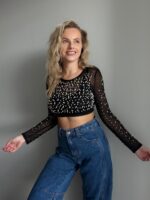 Perličkový top Angelika
