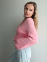 Zavinovací sveter Pink – Obrázok 10