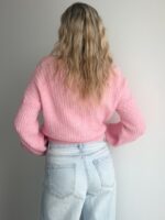 Zavinovací sveter Pink – Obrázok 14