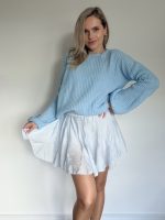 Svetlomodrá sukňa Ria – Obrázok 4