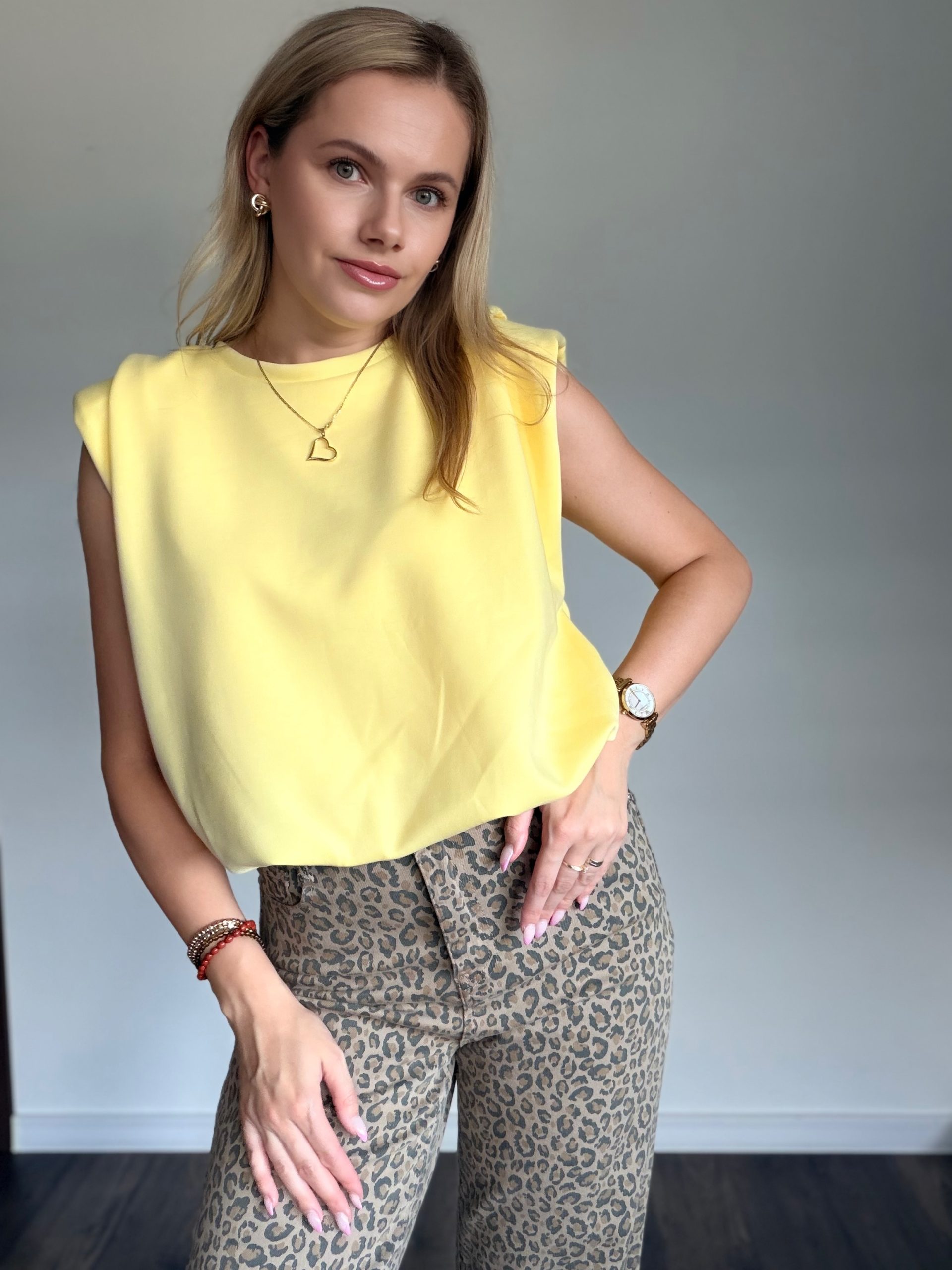 Žltý top Amelia – Obrázok 1