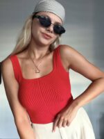 Rebrované body Scarlet red – Obrázok 2